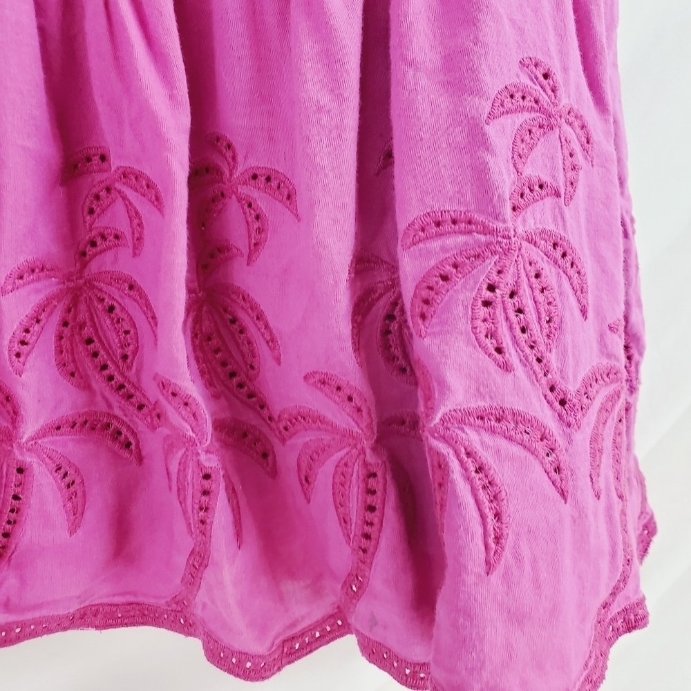 JUICY COUTURE Girls Purple Eyelet FLOWY LOGO LINED SKIRT size 14 (A-6) - Picture 9 of 13